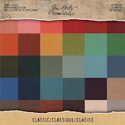 36 Sheets Multicolored TH93052 Double-Sided Cardstock Tim Holtz Idea-ology French Industrial Paper Stash by Various Sizes 