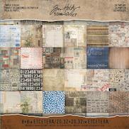 Tim Holtz Idea-ology 8x8 Kraft Cardstock Pad 36pcs Classic TH93585