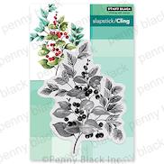 Gray penny black 40-638 Cling Stamp 