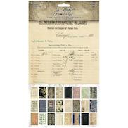  French Industrial Paper Stash by Tim Holtz Idea-ology, 36  Sheets, Double-Sided Cardstock, Various Sizes, Multicolored, TH93052 :  Scrapbooking Supplies : Arts, Crafts & Sewing