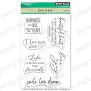 So Loved Penny Black Clear Stamp Set Snippets Smitten 