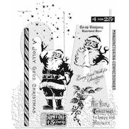 Tim Holtz Cling Rubber Stamps FESTIVE SKETCH CMS283