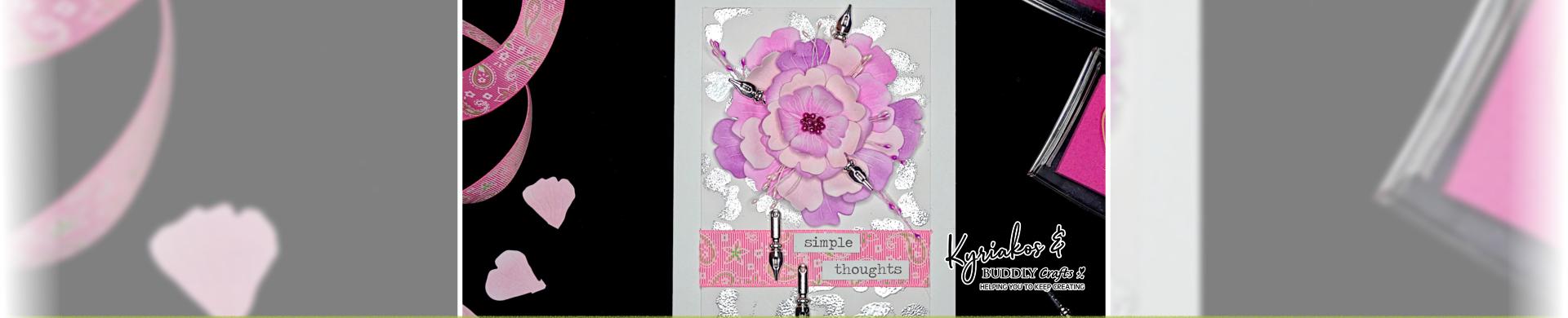 Layered Blossom Handmade Card
