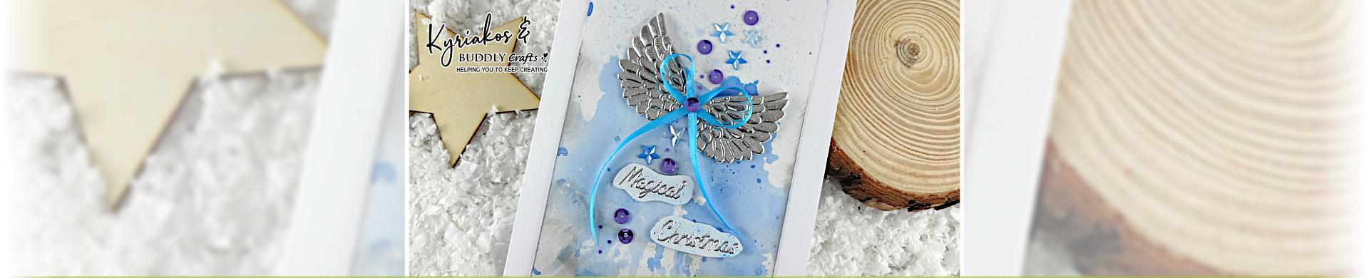 Angel Wings Christmas Card