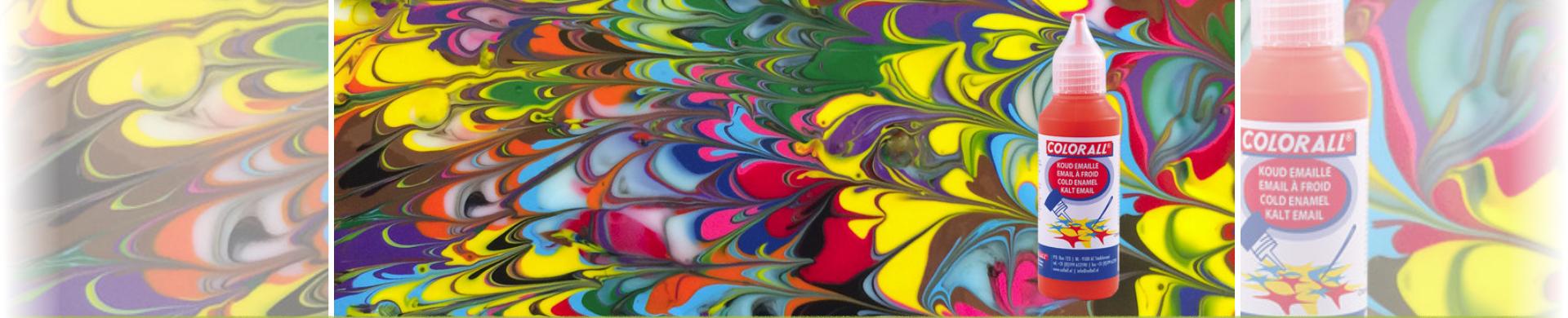 Colorall Cold Enamel Effect Acrylic Paints