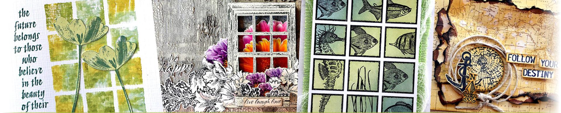 Darkroom Door Rubber Stamps - Frames