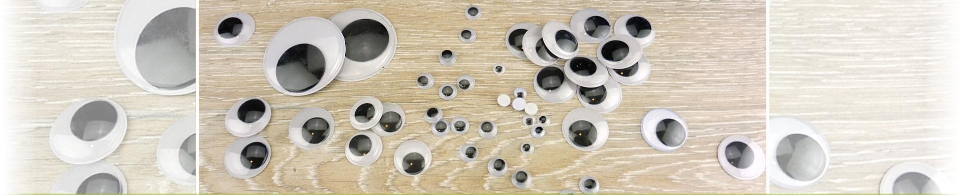 Googly Toy Eyes - Round Glue On