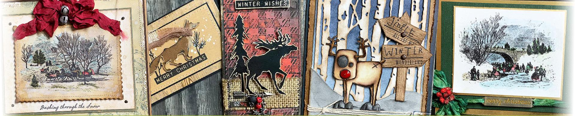Tim Holtz Rubber Stamps - Christmas