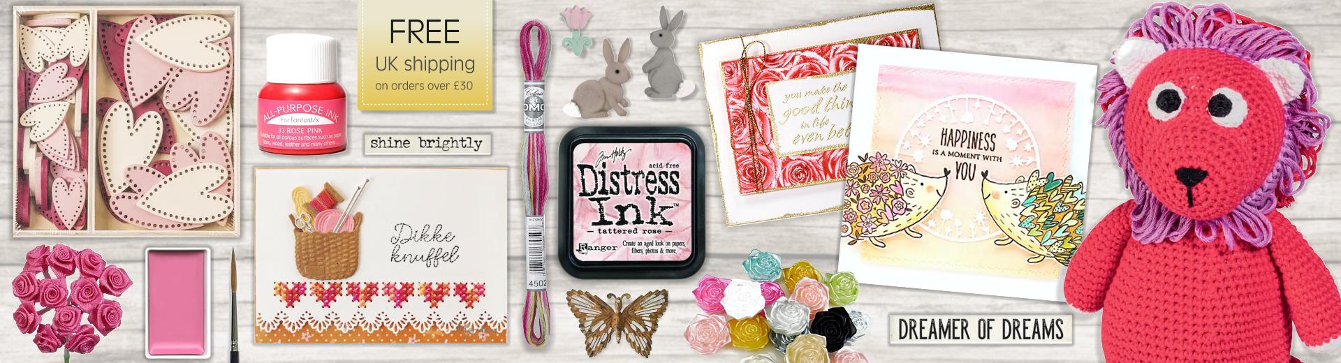 Craft Supplies & Ideas for Card Making & Mixed Media Art Buddly Crafts