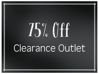 75% Off Clearance
