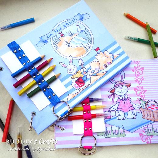 How to Make A Personalised Colouring & Activities Journal Book