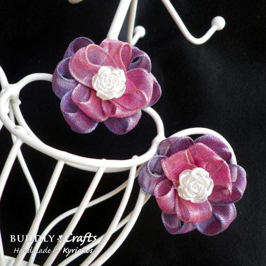 Make Pretty Ribbon Earrings Buddly Crafts