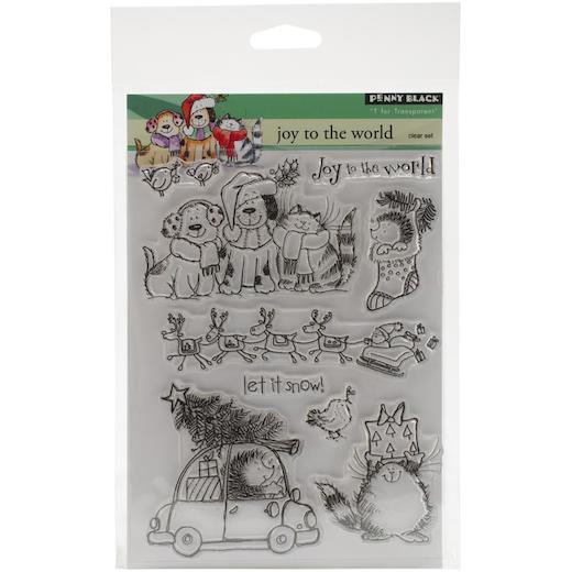 Penny Black Clear Stamps Joy To The World 30143 Buddly Crafts