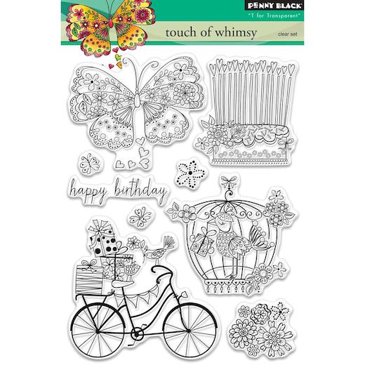 Penny Black Clear Stamps Touch of Whimsy 30339 Buddly Crafts