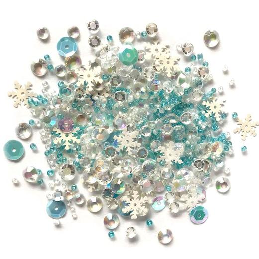Buttons Galore Sparkletz Embellishment Pack Snow Crystals  ̹ ˻