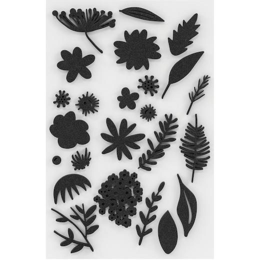 Tim Holtz Idea-ology Cling Foam Stamps - Cutout Floral TH93703 | Buddly ...