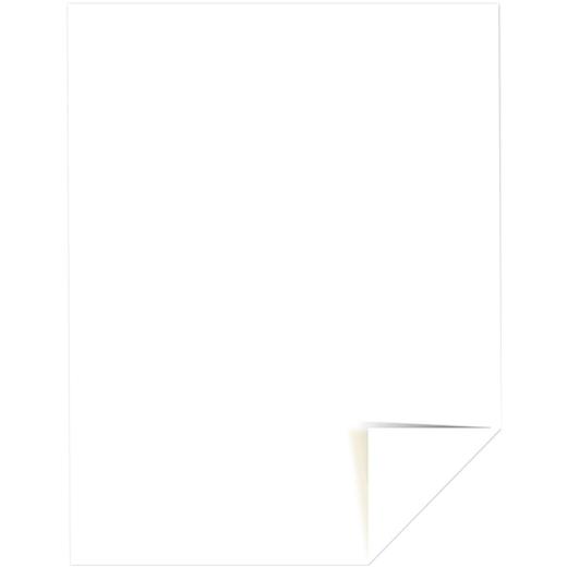 Neenah 110lb (297gsm) Classic Crest Cardstock 8.5x11 - 125pcs Natural  White 04119