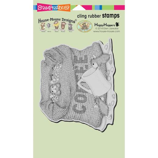 Coffee Break HMCR114 Stampendous House Mouse Cling Stamp 