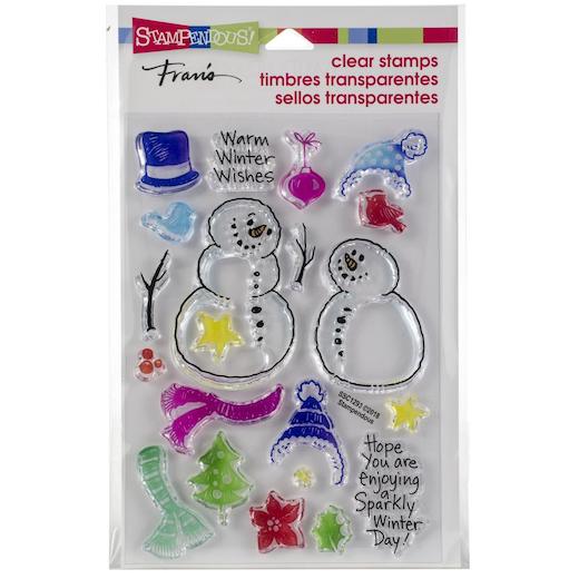 Stampendous Perfectly Clear Stamps - Snowmen Accessories SSC1293 ...