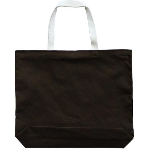 Wear m Large Canvas Tote Bag 46cmx41cmx7.5cm Brown Buddly Crafts