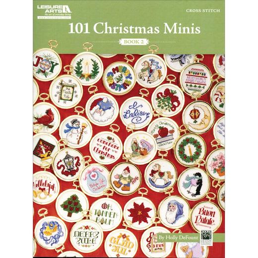 Leisure Arts Cross Stitch Patterns 101 Christmas Minis Book 2 Buddly Crafts