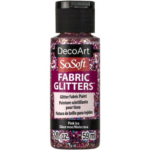DecoArt SoSoft Glitter Acrylic Fabric Paint 59ml (2oz) - Picture 16 of 19