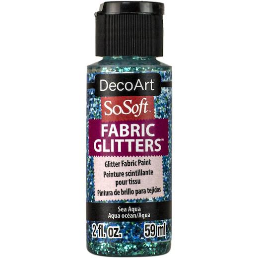 DecoArt SoSoft Glitter Acrylic Fabric Paint 59ml (2oz) - Picture 18 of 19