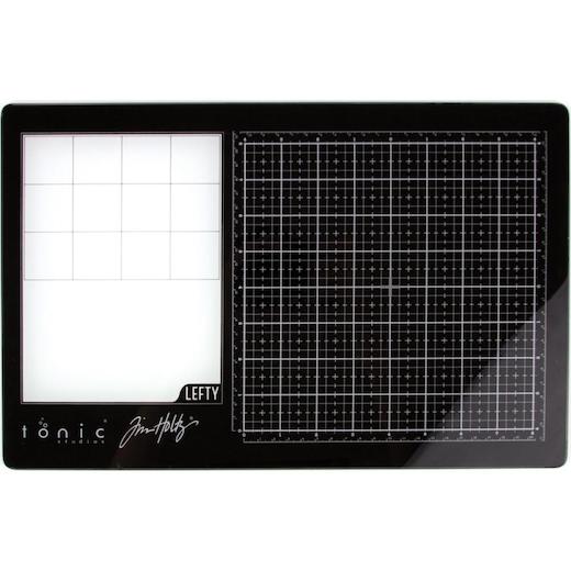 Tonic Studios Tim Holtz Tappetino multimediale in vetro da viaggio 10,25"x15,5" - Foto 2 di 9