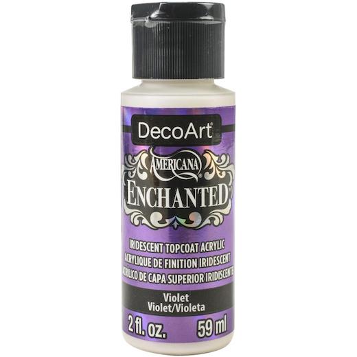 DecoArt Americana Enchanted Iridescent Top Coat Acrylic Paint 59ml 2oz