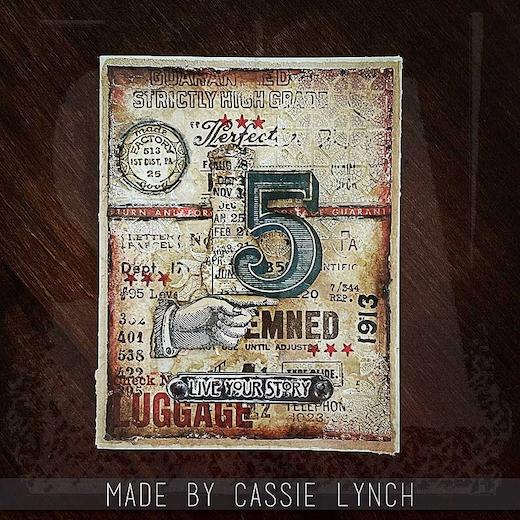 CMS338 Tim Holtz Cling Mounted Stamp Set - Stamp Collector