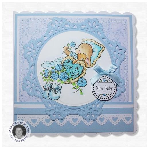 Pachela Studios Digital Stamp - Toby Tumble Sweet Baby | Buddly Crafts