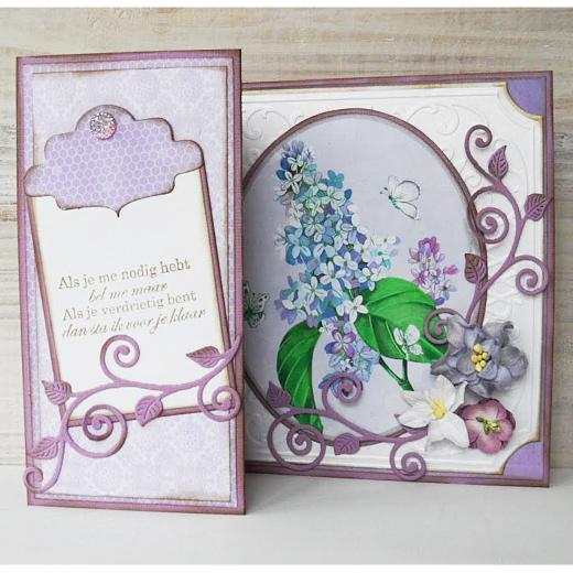 Marianne Design Embossing Folder Anja's Square DF3426 Buddly Crafts