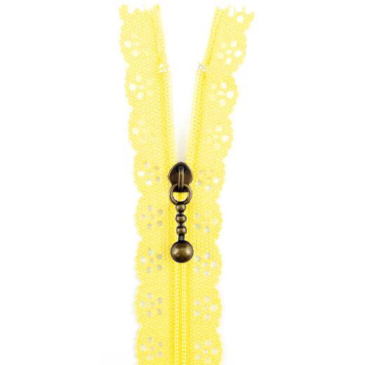 Buddly Crafts 30cm Lace Edge Zipper - Picture 8 of 12