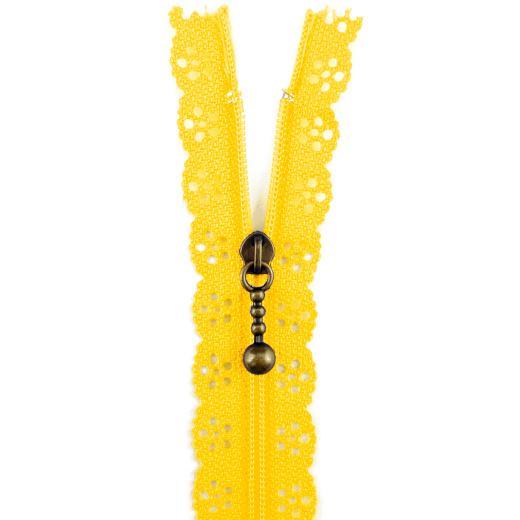 Buddly Crafts 30cm Lace Edge Zipper - Picture 12 of 12