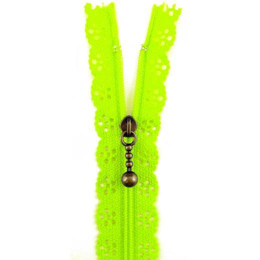 Buddly Crafts 20cm Lace Edge Zipper - Picture 11 of 21