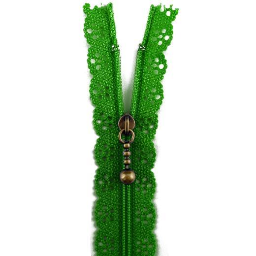Buddly Crafts 20cm Lace Edge Zipper - Picture 7 of 21