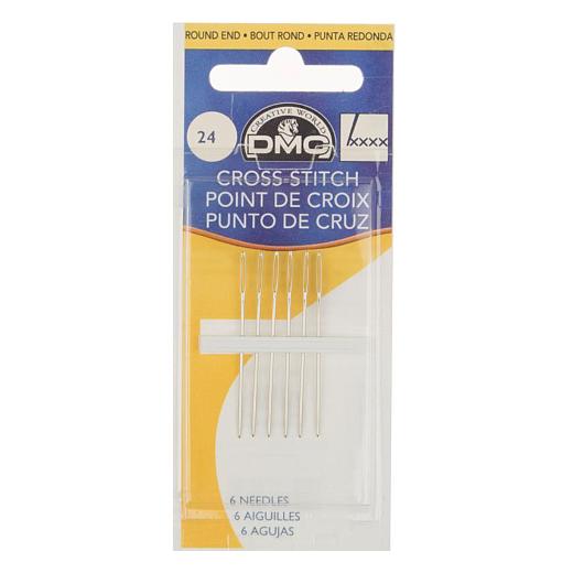 DMC Cross Stitch Round End Needles 6pcs