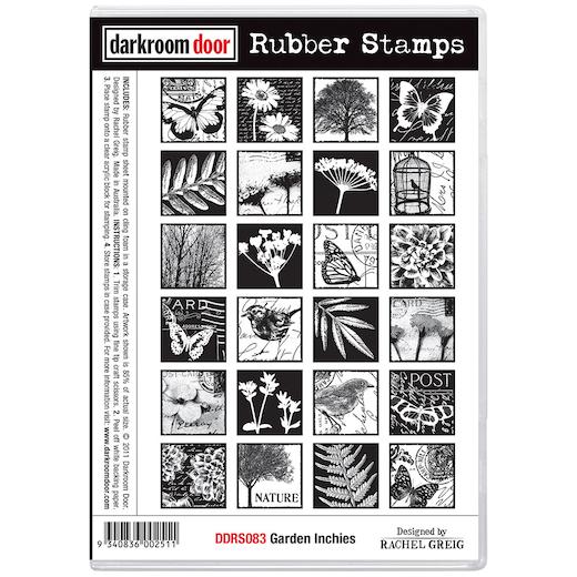 Darkroom Door Cling Rubber Stamps Set DDRS083 Garden Inchies Buddly