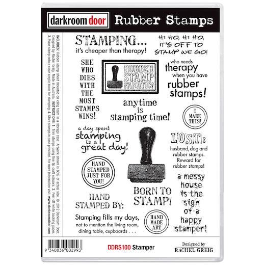 Darkroom Door Cling Rubber Stamps Set DDRS100 Stamper Buddly Crafts