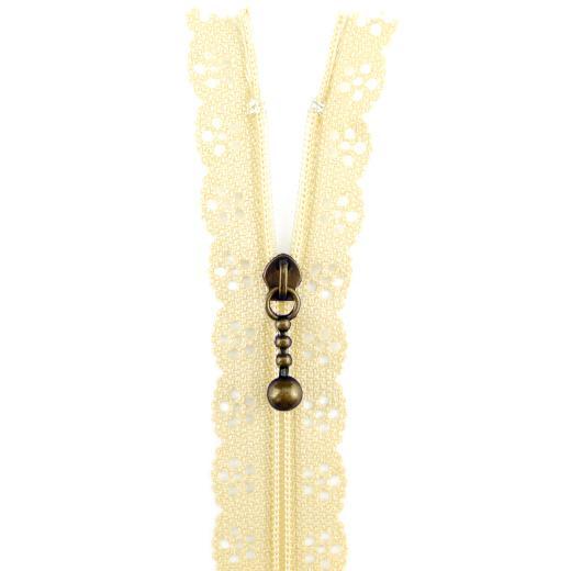 Buddly Crafts 20cm Lace Edge Zipper - Picture 6 of 21