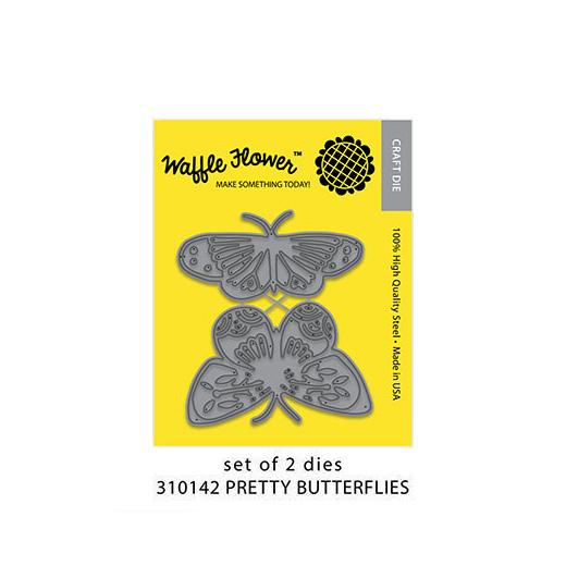 Waffle Flower Steel Cutting Dies - Pretty Butterflies 310142 | Buddly ...