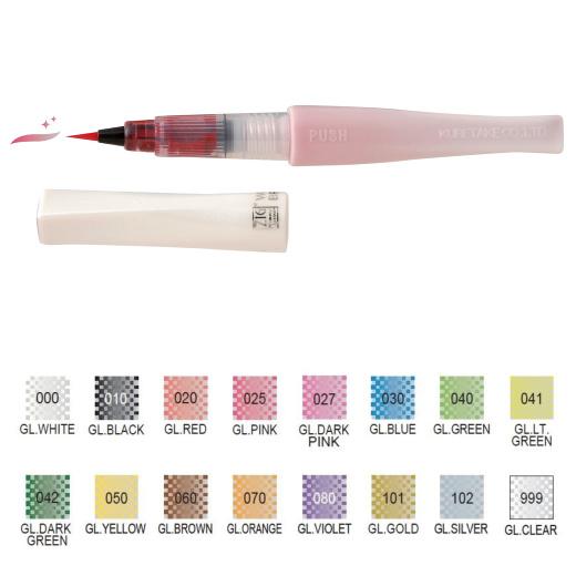 Kuretake ZIG Wink Of Stella Brush Pen Glitter Rosa | Pennello A Pennellina Con Brillantini Per Scrapbooking E Lettering