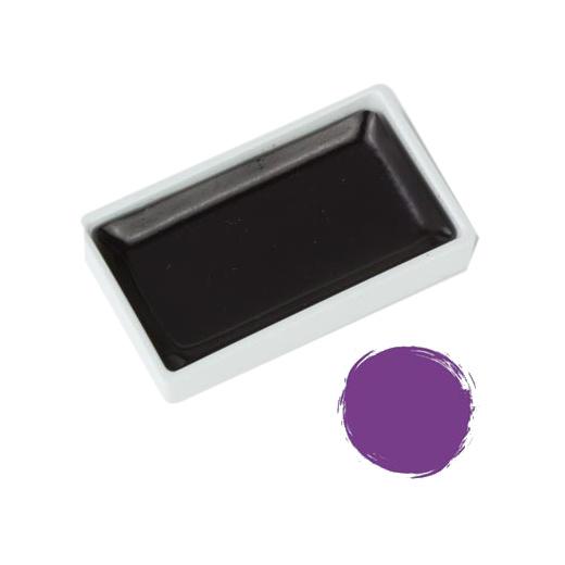 Kuretake Gansai Tambi - Acquerello Giapponese Tradizionale, Ciotola Grande Viola, 48x28x10mm, Ideale Per Pittura, Calligrafia E Artigianato