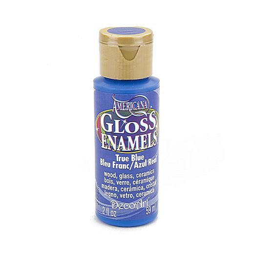 Decoart Americana Gloss Enamels Acrylic Paint 2oz 59ml True Blue Decoart Inc