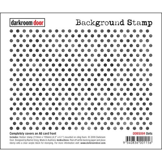 Darkroom Door Background Cling Rubber Stamp DDBS004 Dots Buddly Crafts
