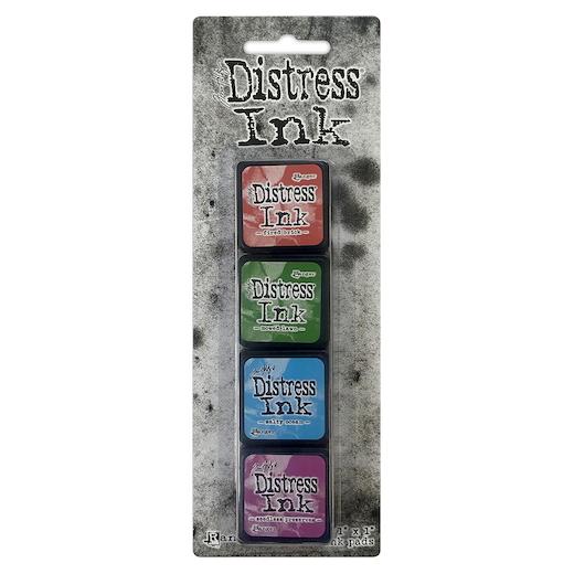 Tim Holtz Distress Mini Ink Pads 4pcs Kit 2 Buddly Crafts