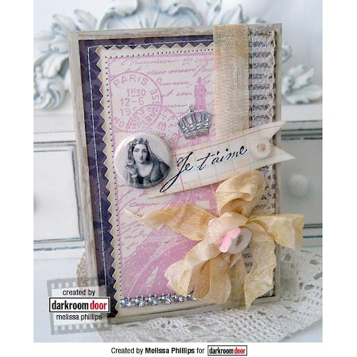 Darkroom Door Cling Rubber Stamps Set - DDRS049 Tour Eiffel | Buddly Crafts