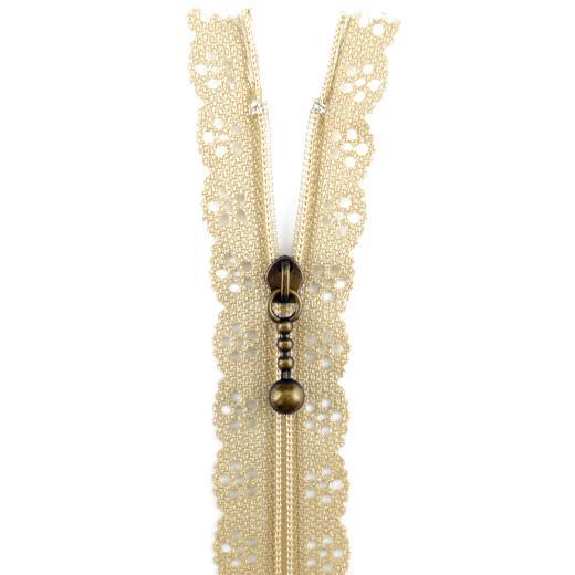 Buddly Crafts 20cm Lace Edge Zipper - Picture 12 of 21