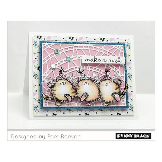 Penny Black Clear Stamps - Critter Party - 6339854