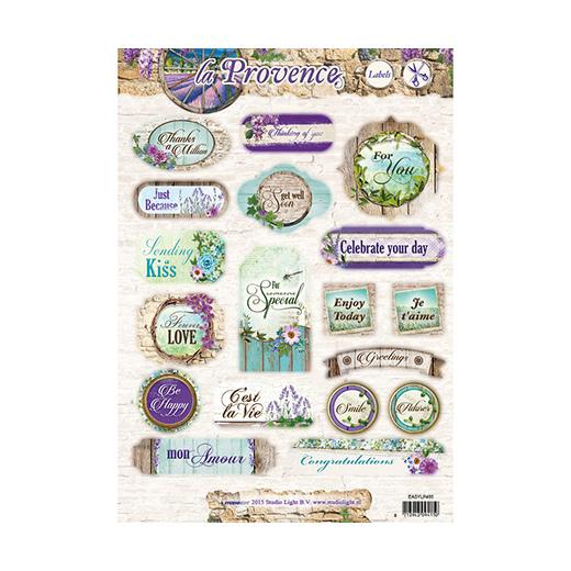 Studio Light A4 Die Cut Cuttings Sheet La Province 485 Buddly Crafts